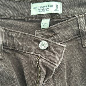 Abercrombie & Fitch Curve Love Brown Jeans